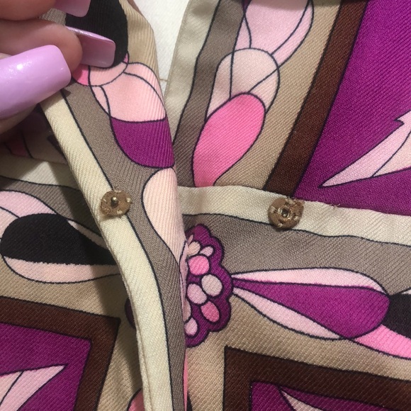 Vintage Emilio Pucci floral sleeveless coat dress - Picture 13 of 16